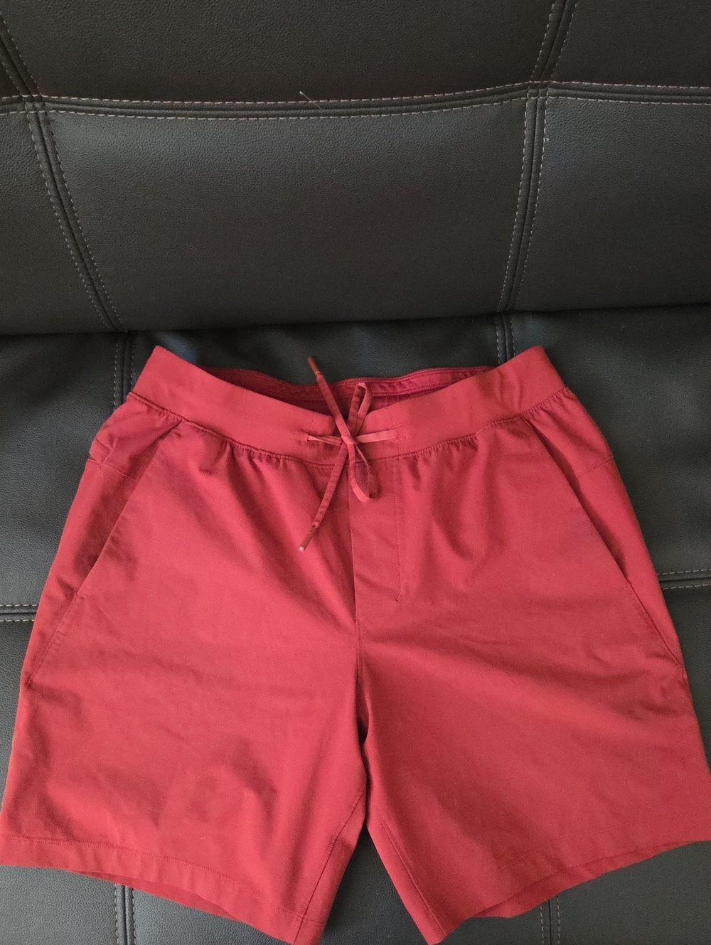 Lulemon Men's Red Drawstring Shorts- Small